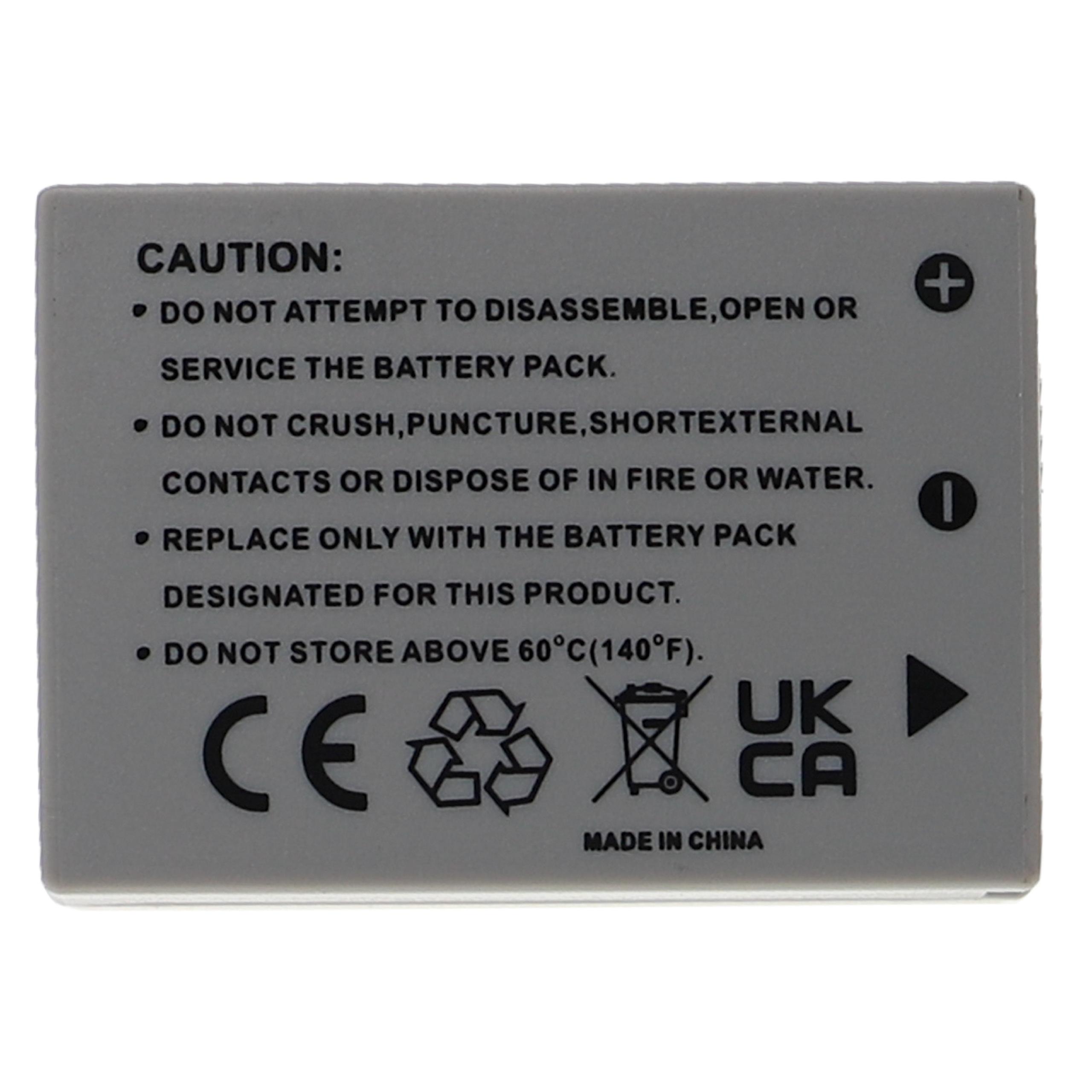 2x Bateria de substituição Canon NB-7L - 1000mAh, 7.4V, Li-Ion EXTENSILO - Image 2