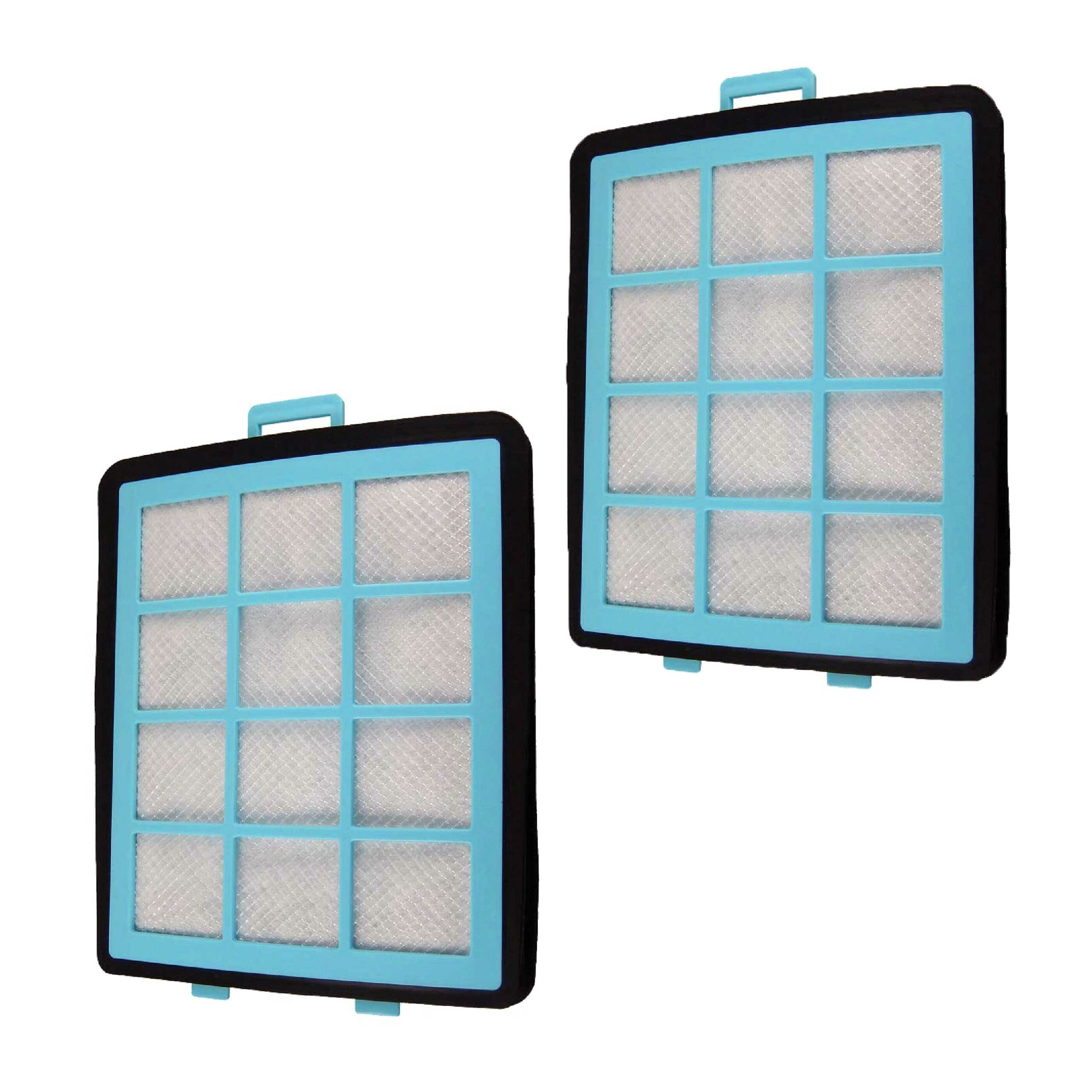 2x Filtro de entrada vhbw para Philips CRP745/01, 432200533151 - Aspirador Philips 14,2 x 18,8 cm - Image 4
