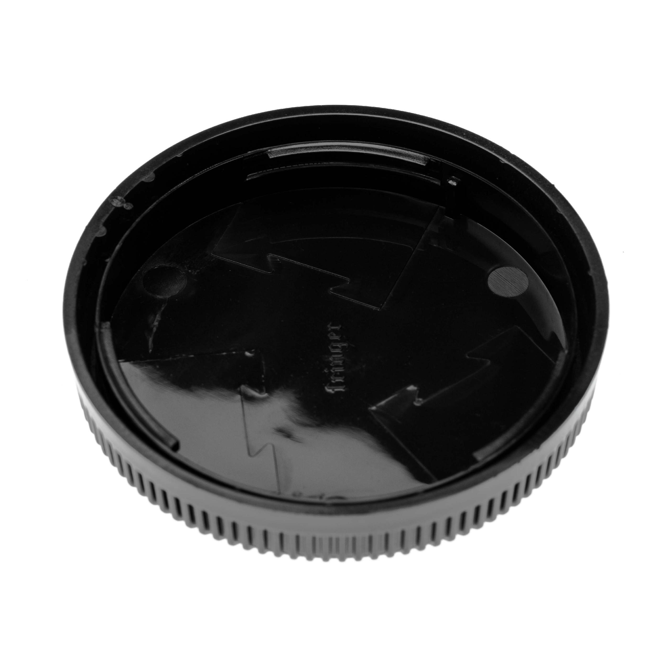 Tampa Traseira de Objetiva Substituição Fujifilm RLCP-002 Baioneta G - Preto vhbw
