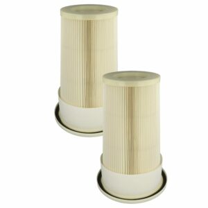 2x Filtro Filterfine de Substituição para Aspirador Dustcontrol 42029, Branco