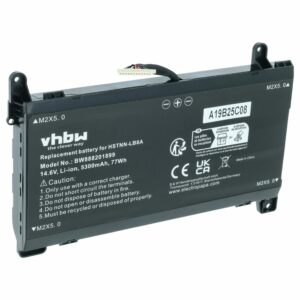 Bateria para Portátil HP 922753-421, 922752-421, 922977-855, 922976-855 - vhbw 5300 mAh 14.6 V Li-Ion