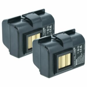 Bateria vhbw 2x para Impressora Zebra - 5200 mAh 7.4 V Li-Ion