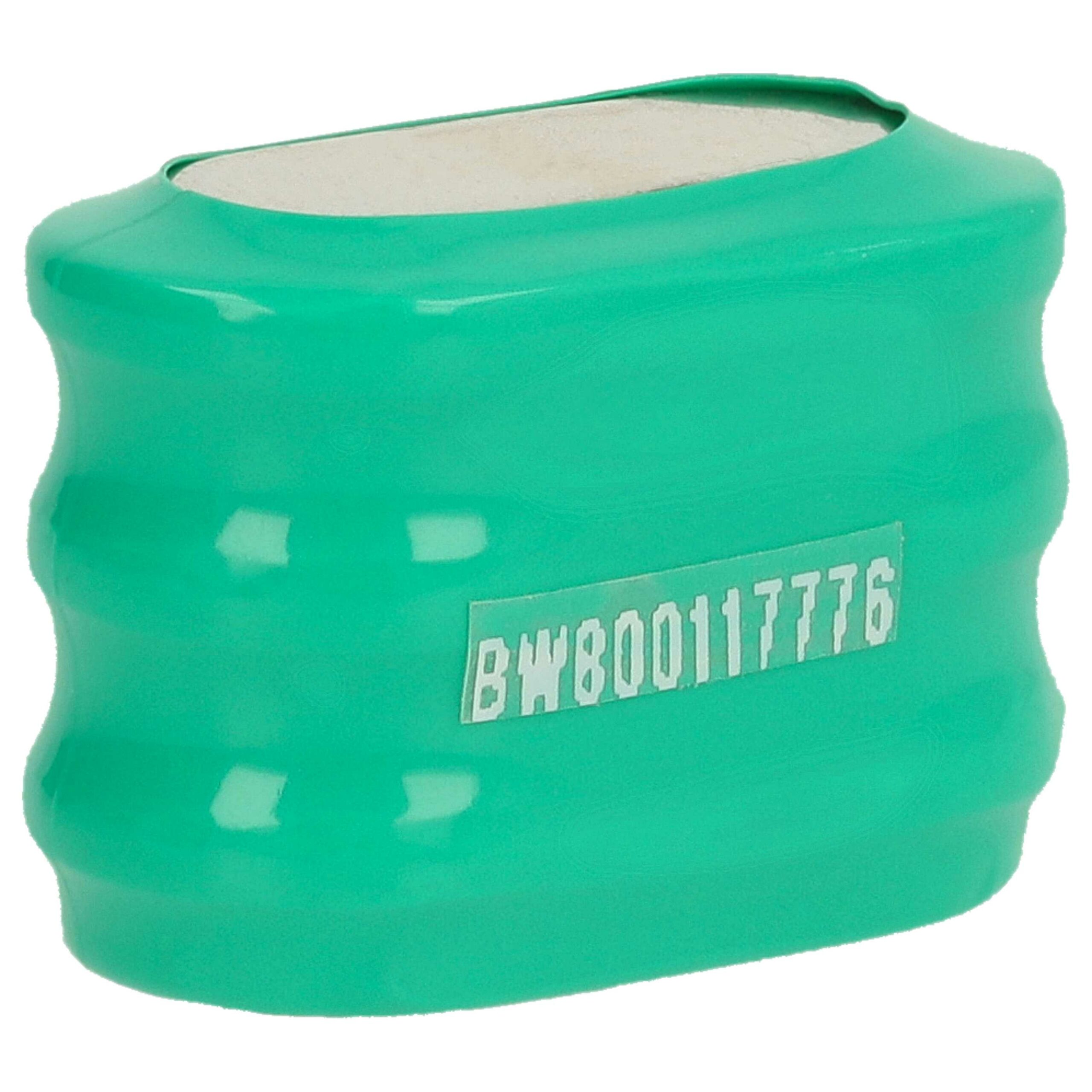 Bateria de Célula Botão Recarregável 3/V150H 150 mAh 3.6V NiMH vhbw - Image 2