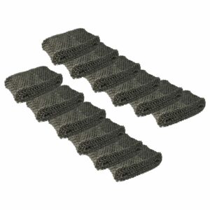 Pack de 12 Filtros vhbw para Humidificadores Philips HU4102/01, FY2401/10 e FY2401* - Fibras Naturais
