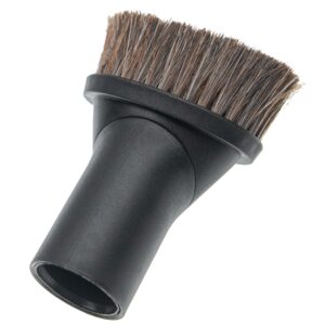 Escova de Poeira para Aspirador com Conector ⌀ 32/35 mm - Anel Adaptador/Redutor, Cerdas de Crina de Cavalo