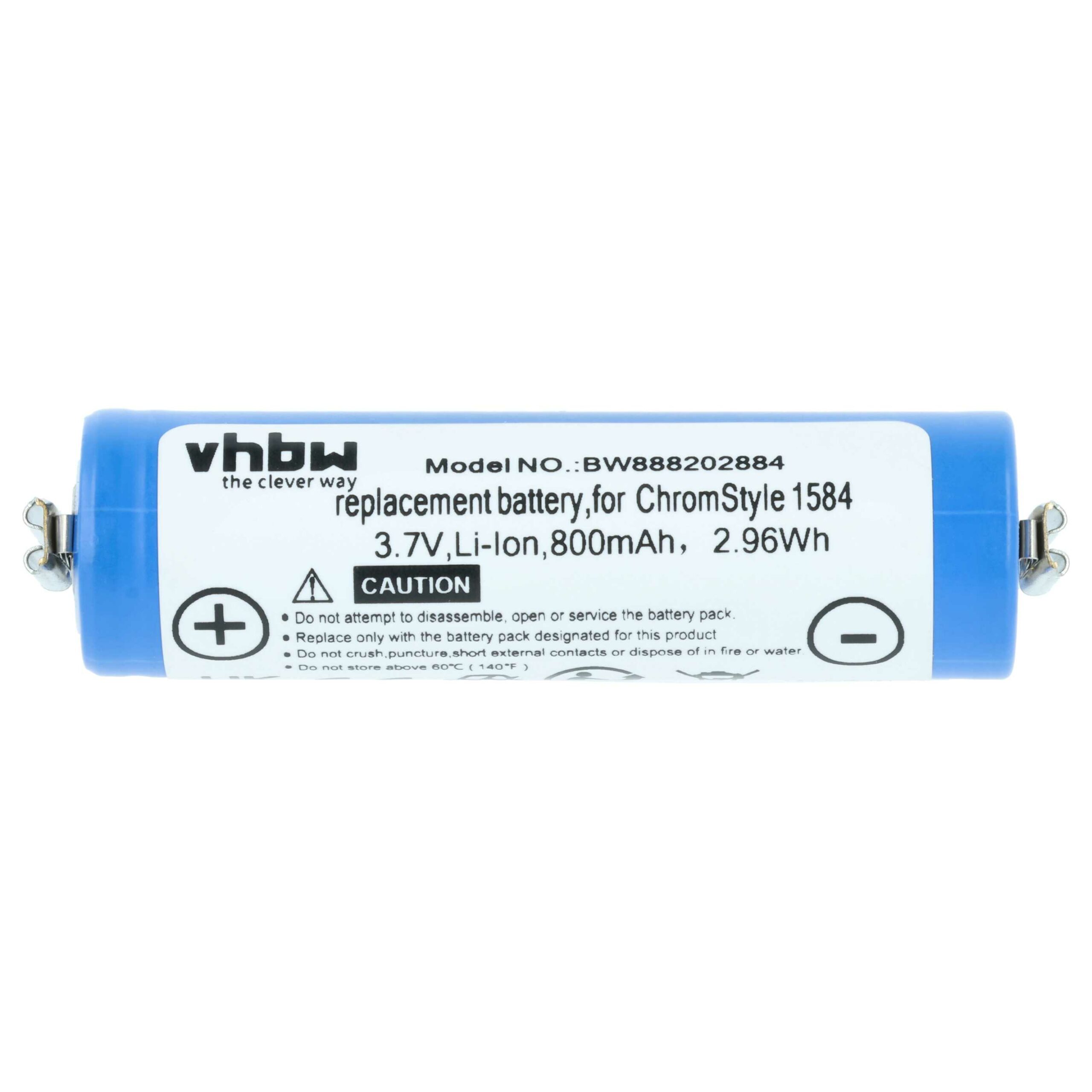 Bateria para Aparador de Cabelo Moser 1584-7100 - vhbw 800 mAh 3.7 V Li-Ion - Image 3