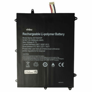 Bateria vhbw para Jumper TH133K-MC, HW-3487265 - 5000 mAh 7.6 V Li-polymer