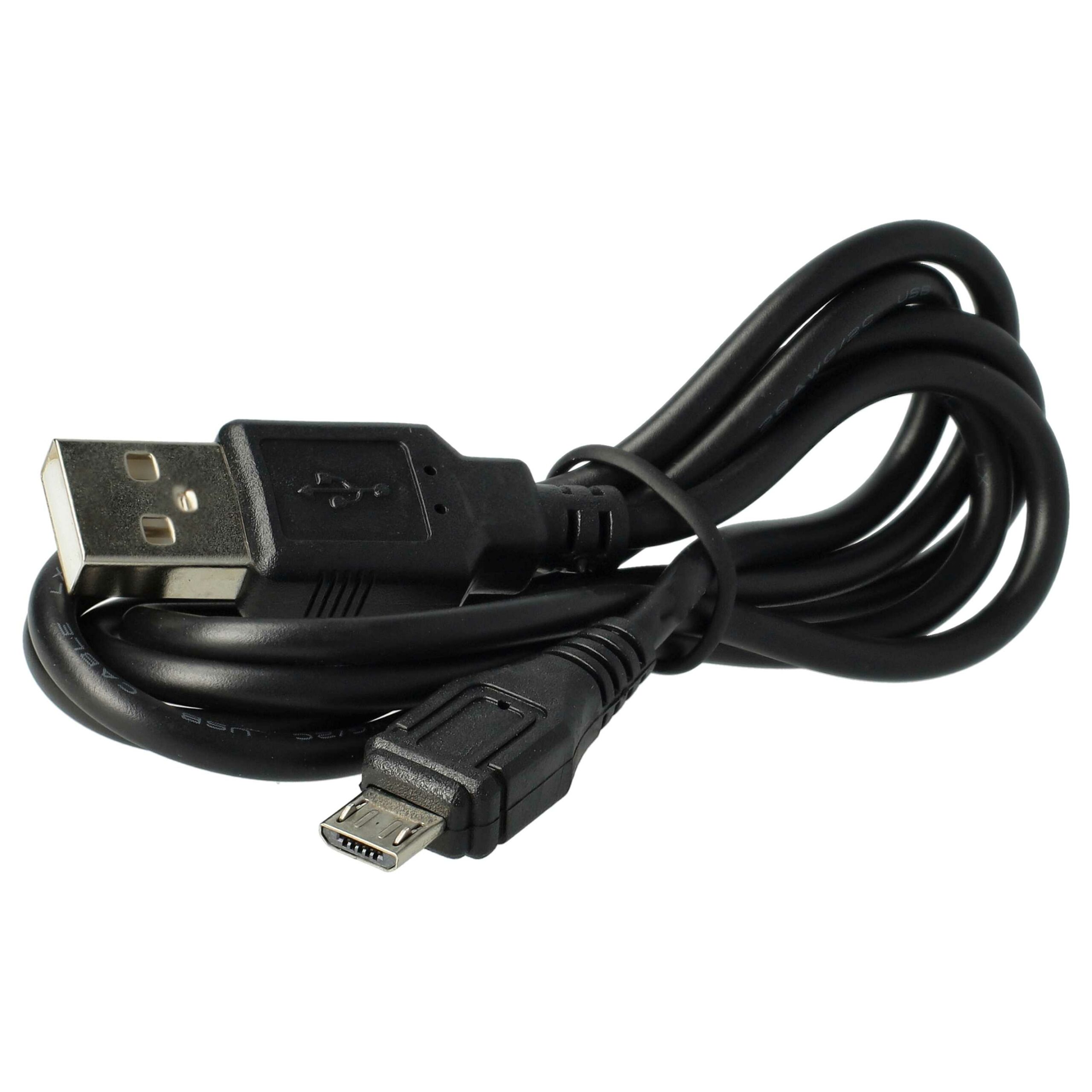 Cabo Micro-USB vhbw USB Tipo A para Micro USB - Preto, 1 m