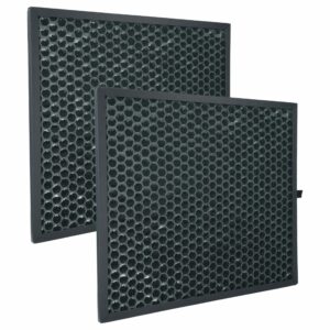 2x Filtro de Carvão Ativado para Purificador de Ar Sharp FZ-F30DFE - vhbw