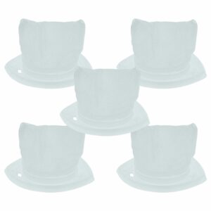 5x Filtros de Substituição vhbw para Aspirador Black & Decker FLVD10-XJ (90590689)