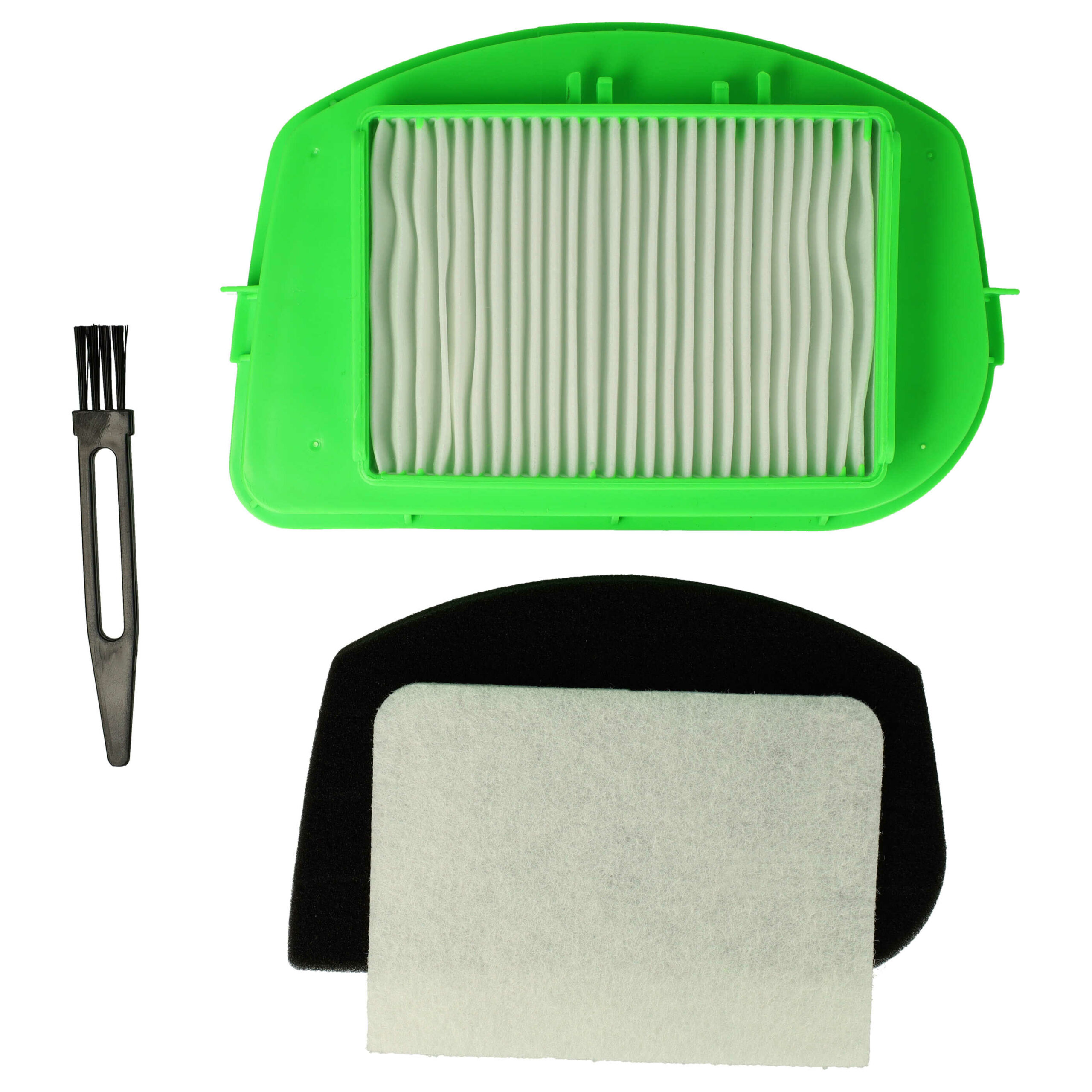 Kit de 4 Filtros + Escova para Aspirador Moulinex - Substitui ZR005701