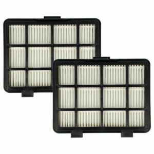 2x Filtro de substituição vhbw para Aspirador Bosch 17001740