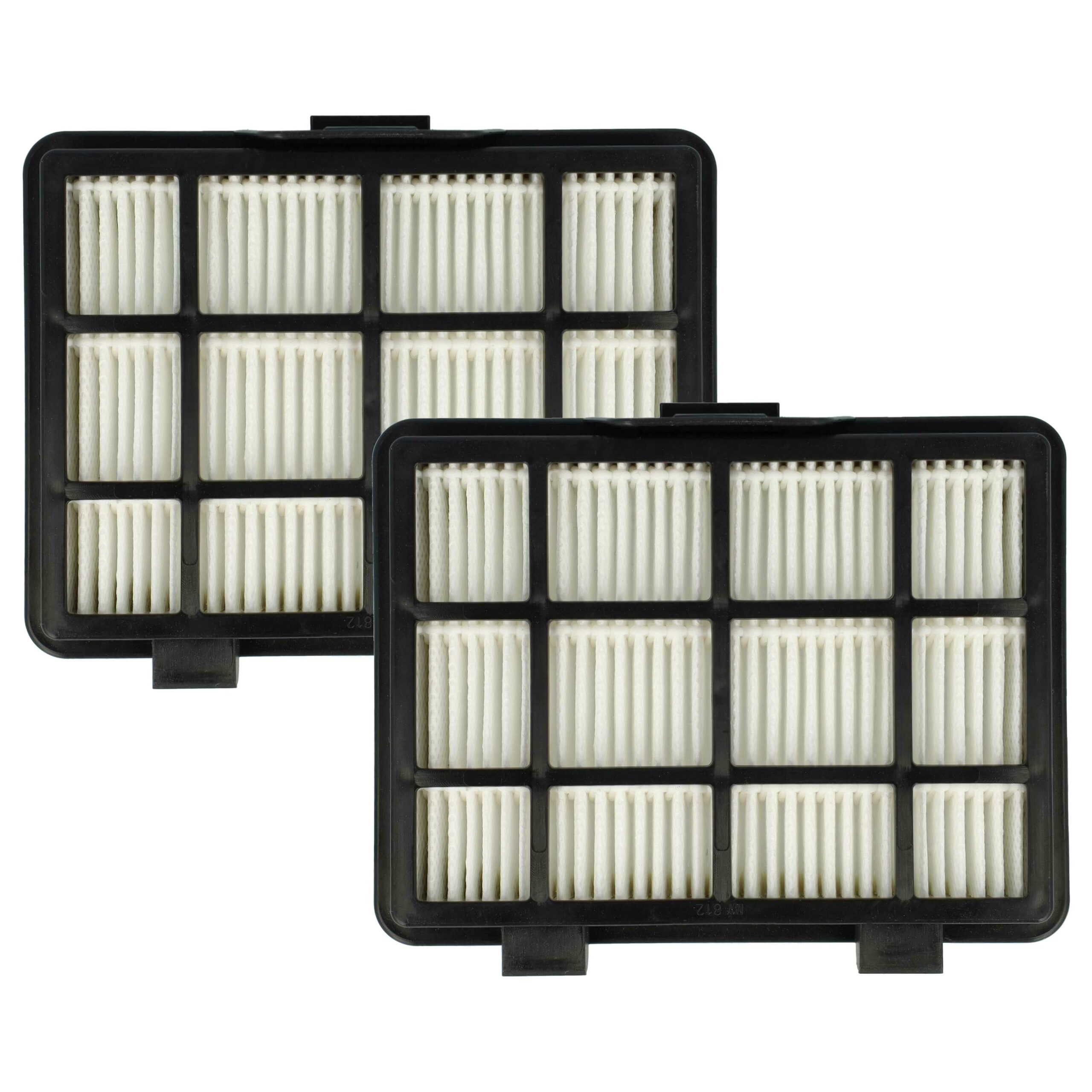 2x Filtro de substituição vhbw para Aspirador Bosch 17001740