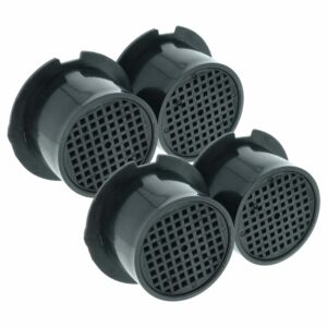 Filtro de Carvão Ativado vhbw 4x para Frigorífico Bosch, Liebherr, Miele - Compatível 00606509, 00467217