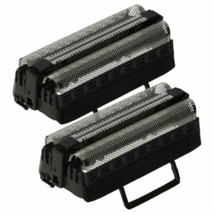 2x Lâmina Dupla para Barbeador compatível com XS78, GS78, GS71, GS74 - Moldura incluída, Preto/Prata