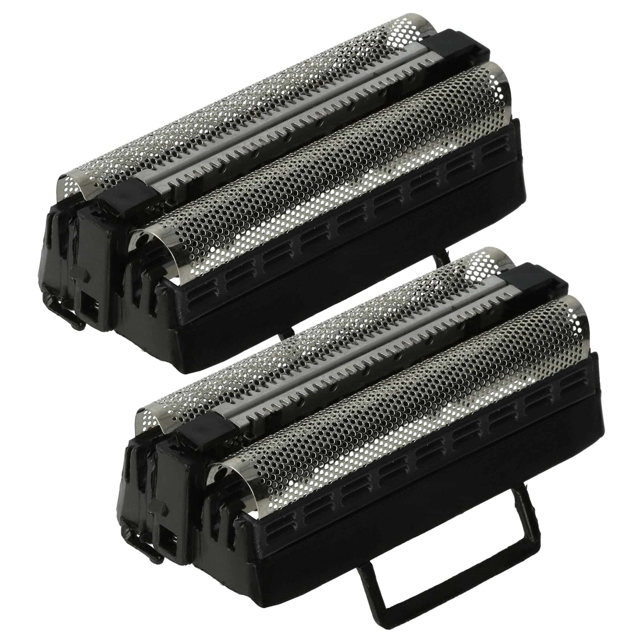 2x Lâmina Dupla para Barbeador compatível com XS78, GS78, GS71, GS74 - Moldura incluída, Preto/Prata