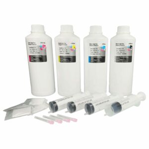 Kit de Tinta de Reenchimento 4x Multicolor vhbw para Impressoras Canon, HP e outras - 1000 ml