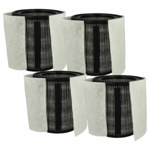 Conjunto de 4 Filtros HEPA vhbw para Humidificadores Leitz, Leifheit e Soehnle