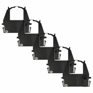 Pack 5x Fita de Tinta Compatível Fujitsu 18490-DL 3700 para Impressora Matricial e Recibos - Preta