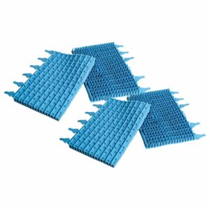 Conjunto de 4 Escovas de Substituição vhbw para Robô de Limpeza Zodiac W1585A