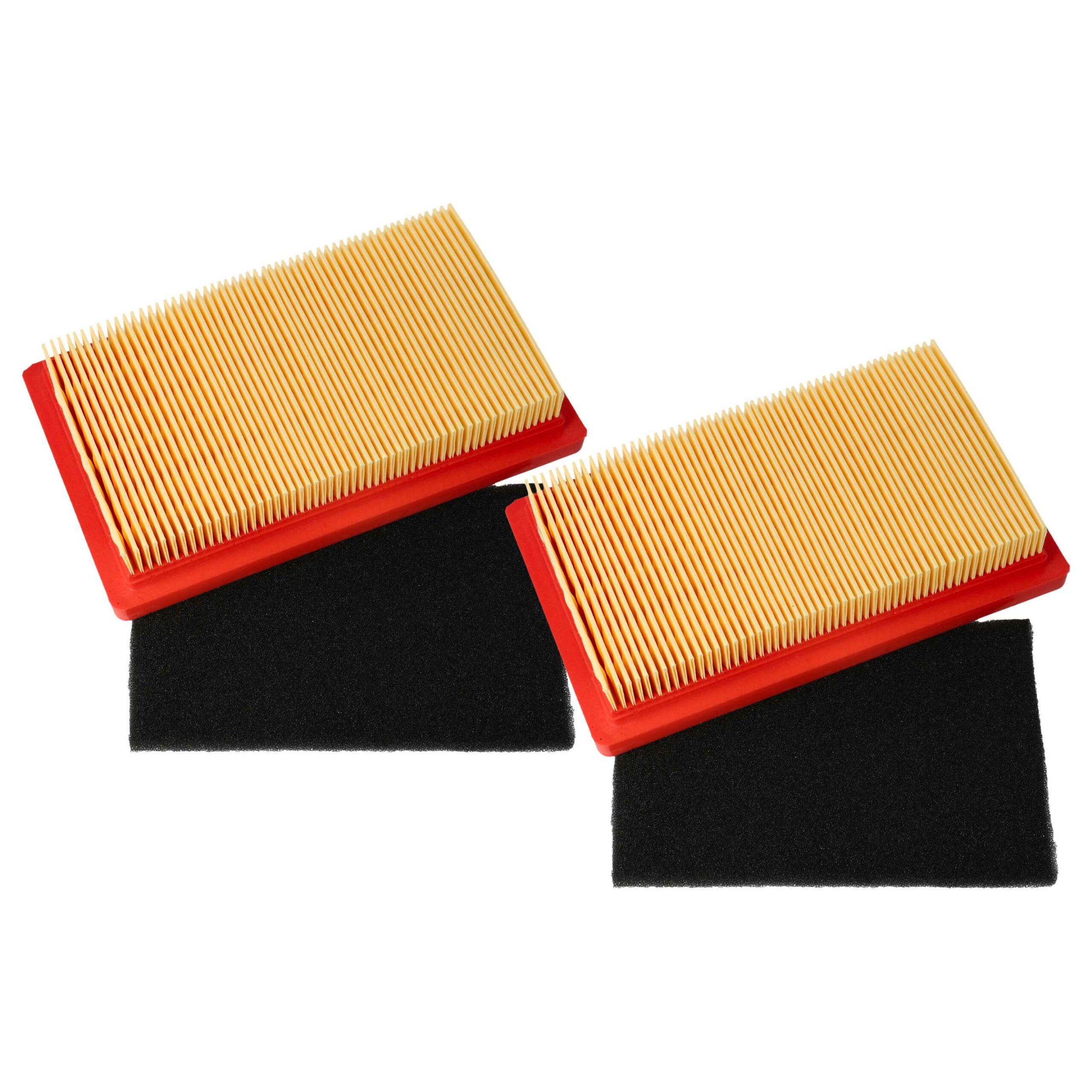 Jogo de Filtros (pré-filtro e filtro de ar) vhbw compatível com Arnold 3011-M6-0001
