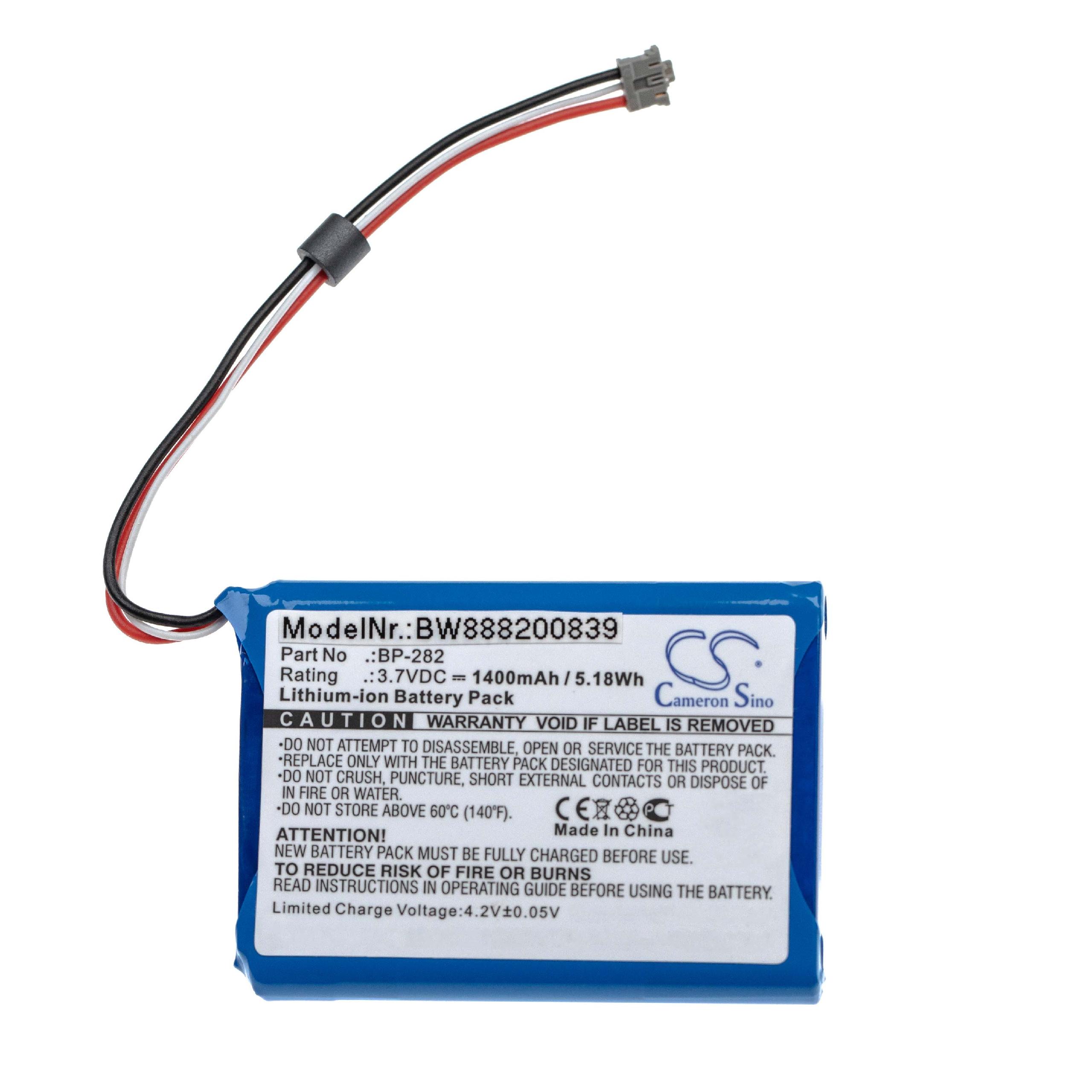 Bateria vhbw para Rádio Icom BP-282 - 1400 mAh 3.7 V Li-Ion - Image 2