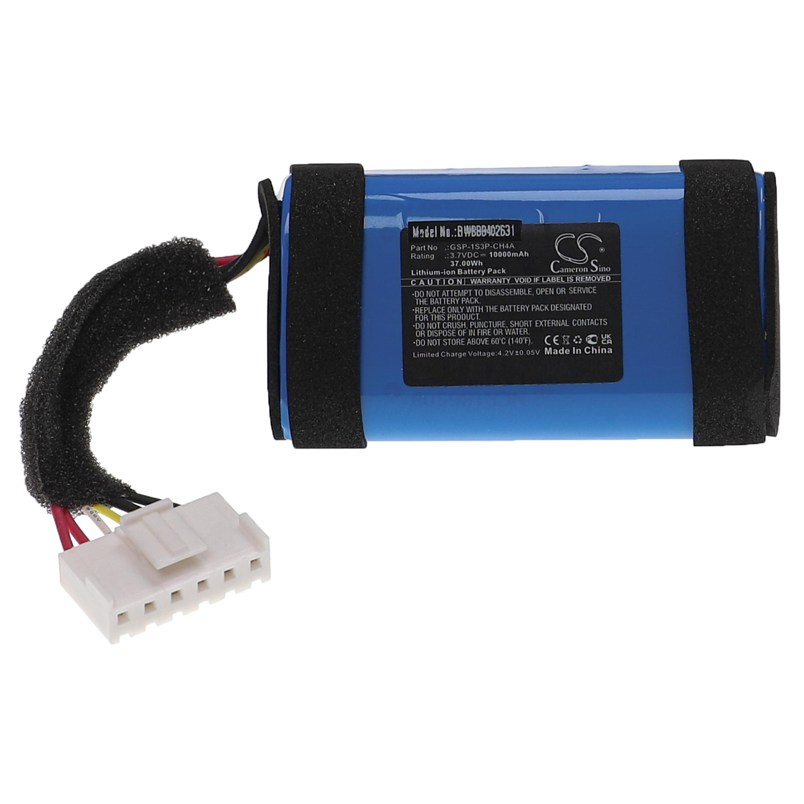 Bateria vhbw para Colunas JBL Charge 5 / Essential 2 - Li-Ion 10000 mAh
