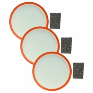 Jogo de 3 Filtros vhbw para Aspirador Dirt Devil 2288002