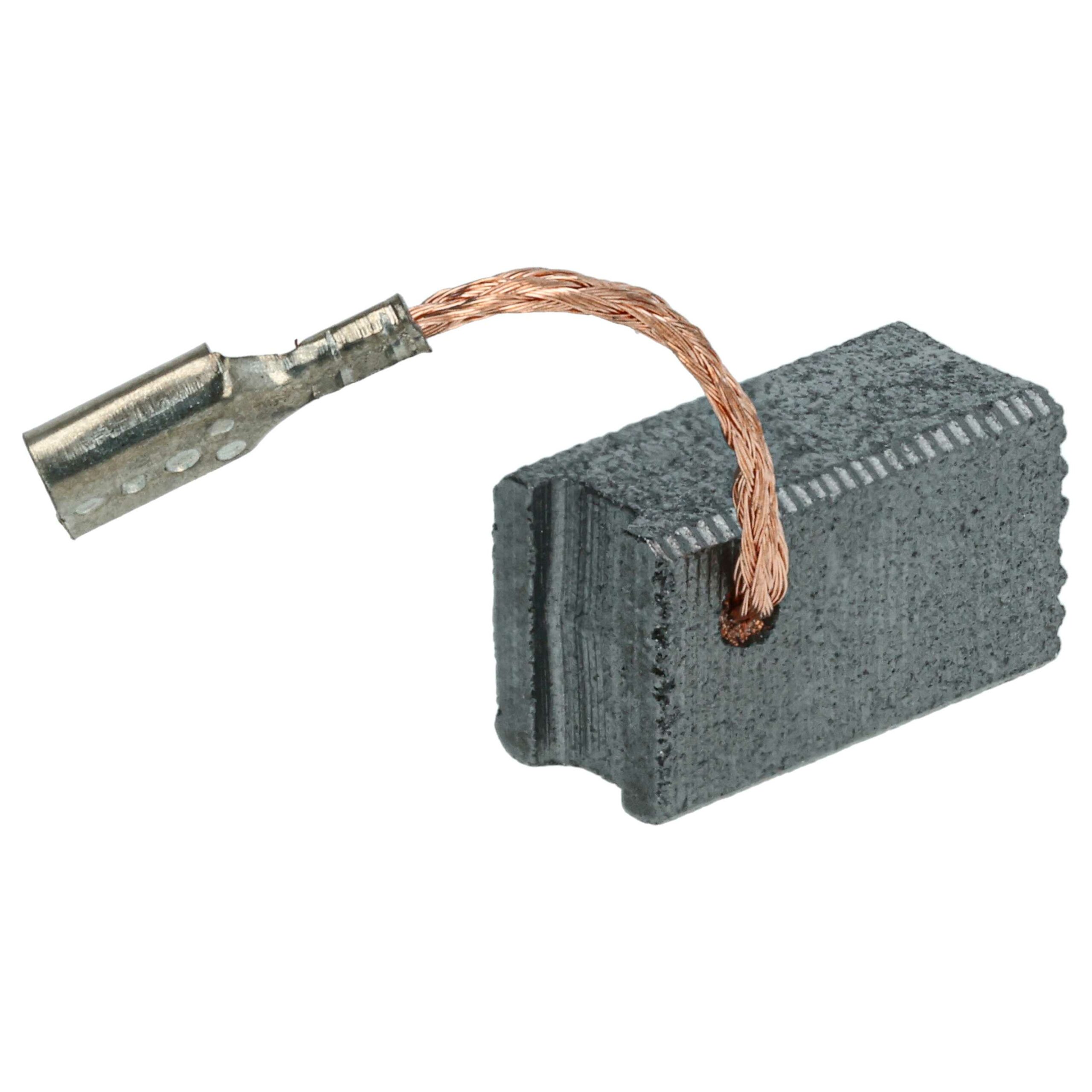 2x Escovas de Carvão vhbw para Bosch 250 CE 3601B30 000 até 080 - 6.5x8x13 mm - Image 2
