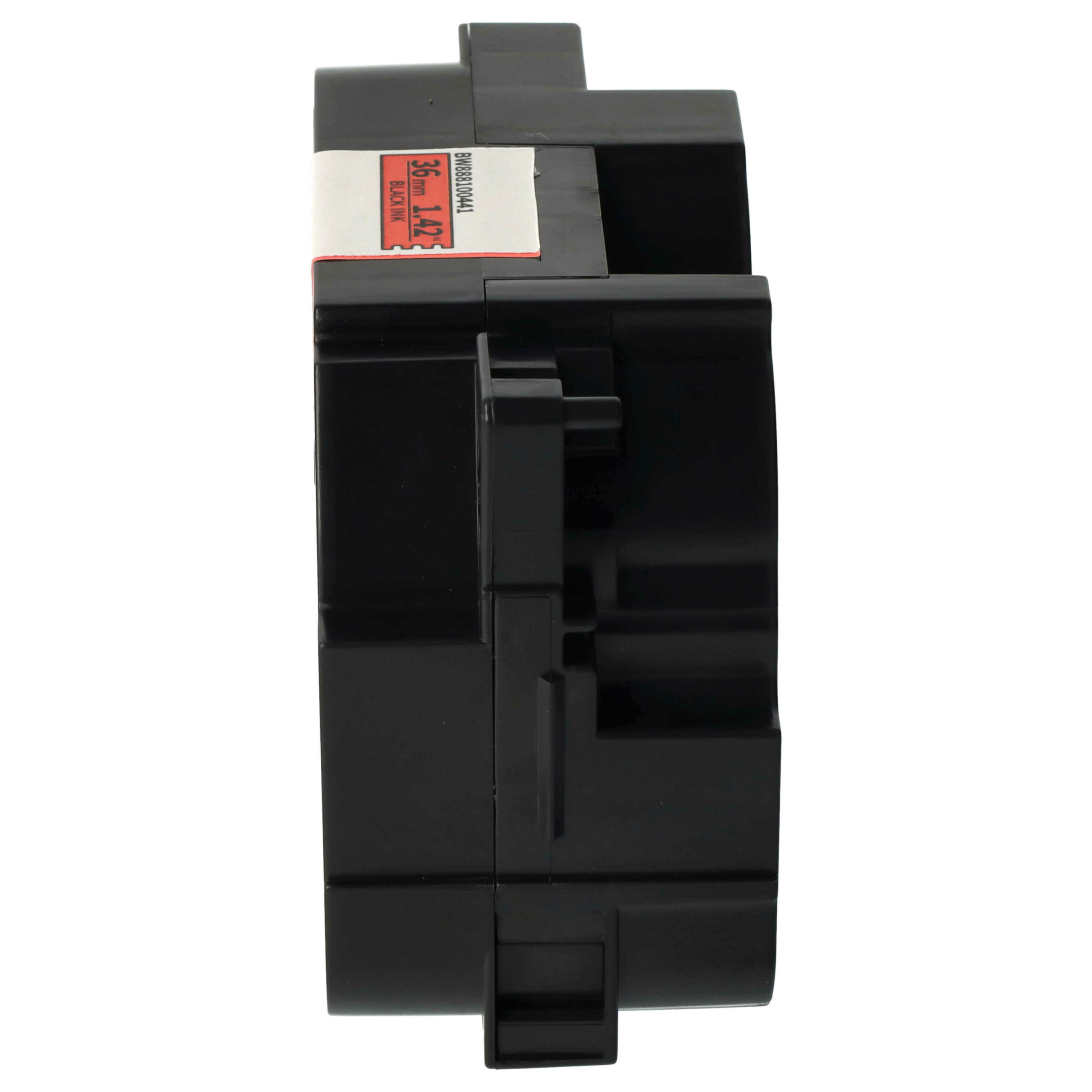 Fita de Etiquetadora compatível com Brother TZE-S461 - 36 mm Preto em Vermelho, Resistência Extra - Image 3
