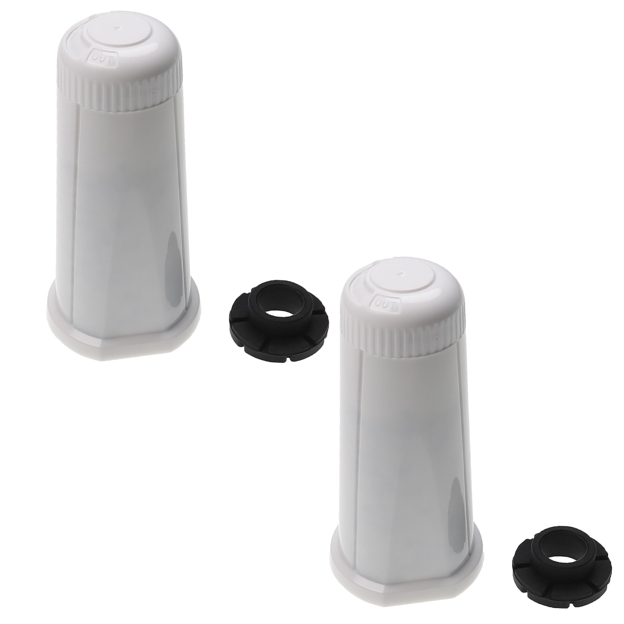 2x Filtro de Água vhbw compatível com Sage BES008 para Máquina de Café Breville - Branco - Image 3