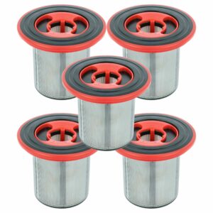5x Filtros de Substituição vhbw para Aspiradores Bosch 12040193, 11 x 11 cm