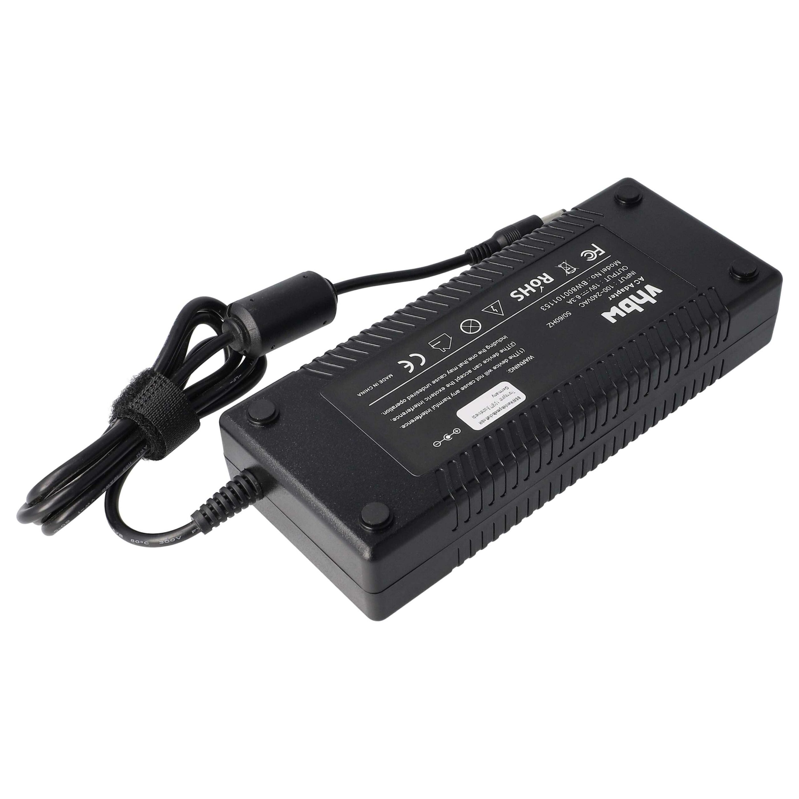 Adaptador de Alimentação vhbw para Portáteis Toshiba, HP, Acer, Asus e Compaq - 19V, 120W, Cabo 200cm - Image 4