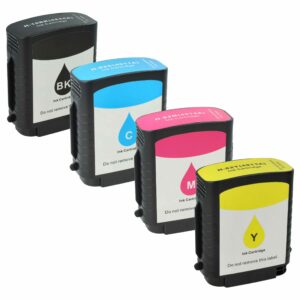 Pack de 4 Cartuchos de Tinta para HP DesignJet 500PS, 800PS, 815MFP - P/C/M/A