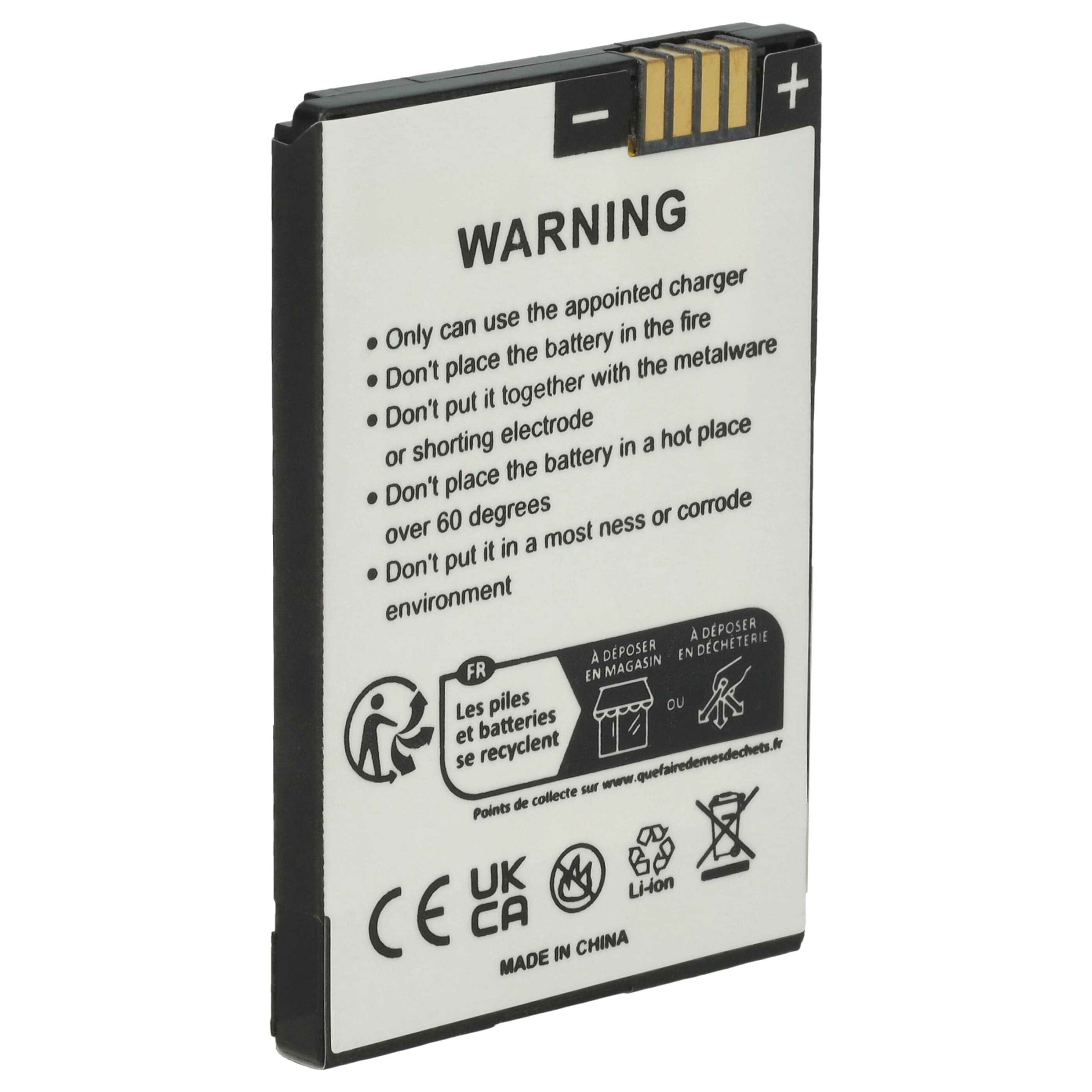 Bateria para Motorola BA250, BQ50, BT50, 77751, 77863, CFNN1037 - 700 mAh 3.7 V Li-Ion vhbw - Image 2