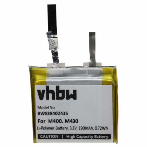 Bateria para Smartwatch Polar - 190 mAh 3.8 V Li-polímero vhbw