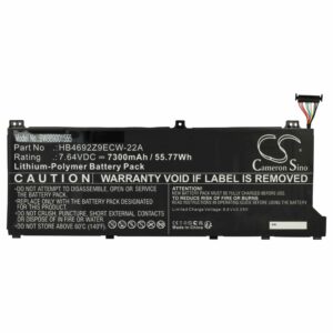 Bateria para Portátil Huawei HB4692Z9ECW-22A - vhbw 7300 mAh 7.64 V Li-polymer