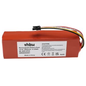 Bateria vhbw para Dreame, Xiaomi e Xiaowa - 3600mAh, 14.4V, Li-Ion