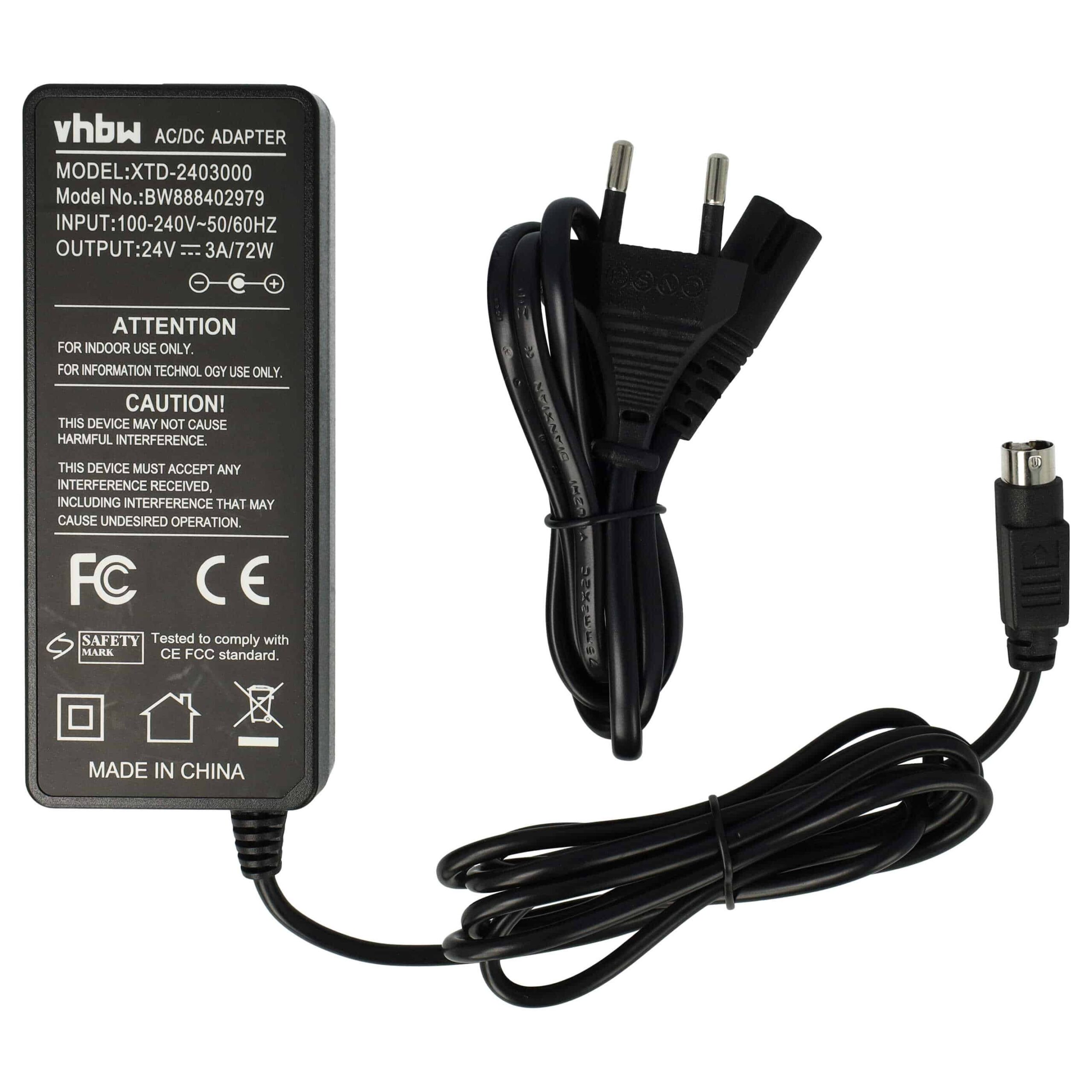 Adaptador de Alimentação vhbw 72W para Impressoras Epson PS180, DA-36E24, PS170 e compatíveis