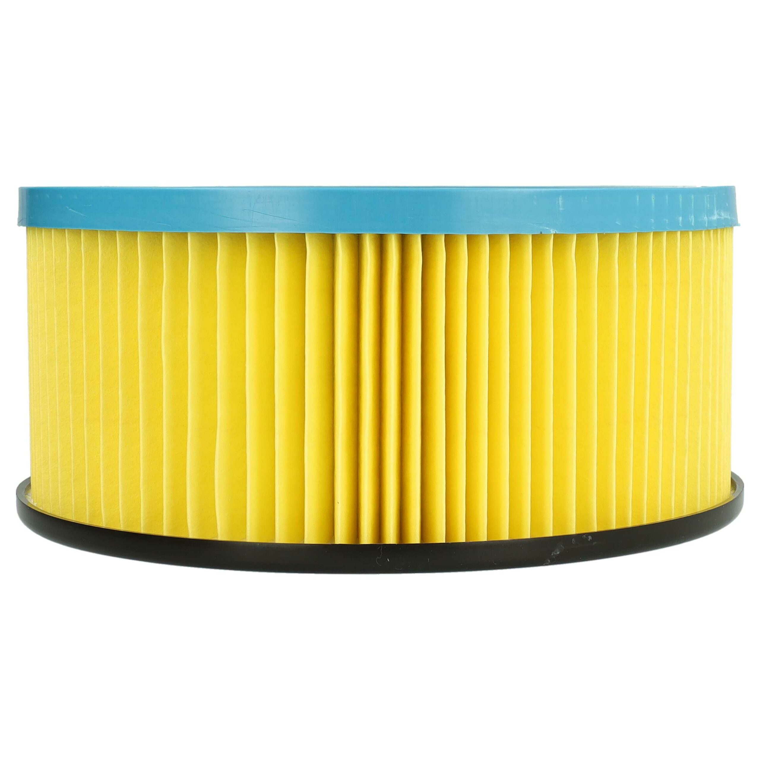8x Filtro de Cartucho Substituto Metabo 631753000 para Aspirador Hitachi, Preto/Azul/Amarelo - Image 2