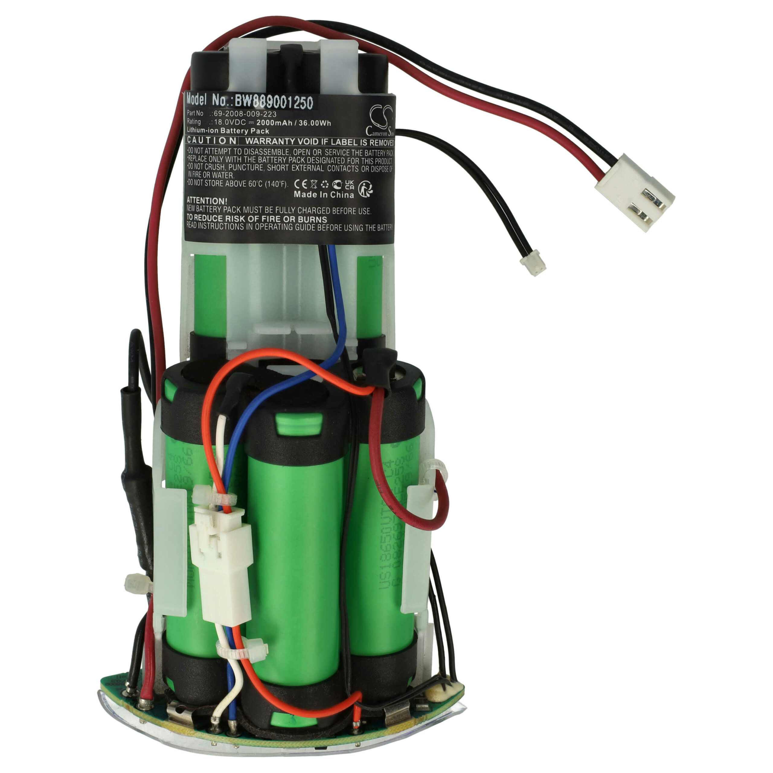Bateria compatível Philips 69-2008-009-223, 300003446941, 69-2008-009-203 - vhbw 2000mAh 18V Li-Ion