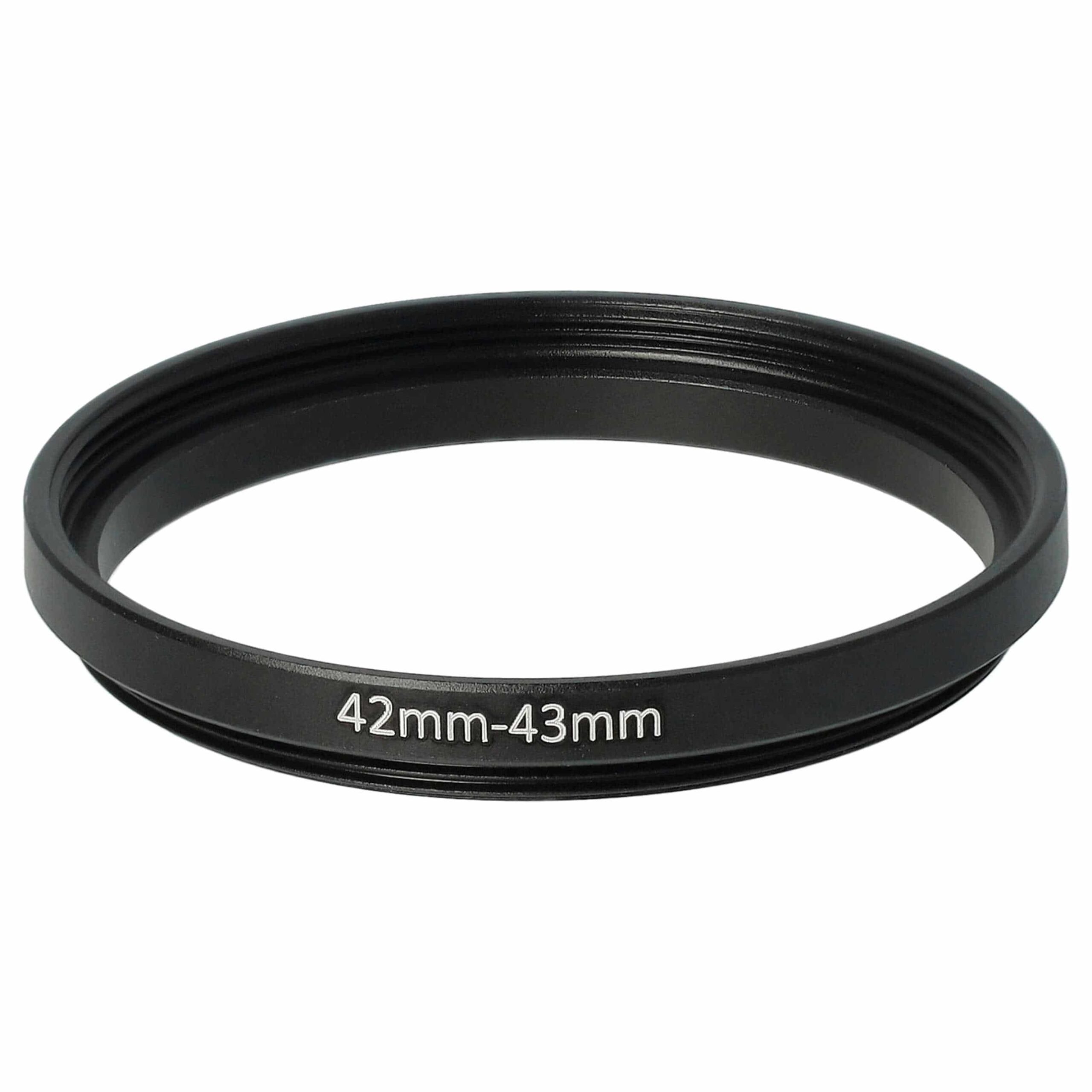 Anel Adaptador de Aumento 42 mm para 43 mm para Objetivas de Câmara - Adaptador de Filtro