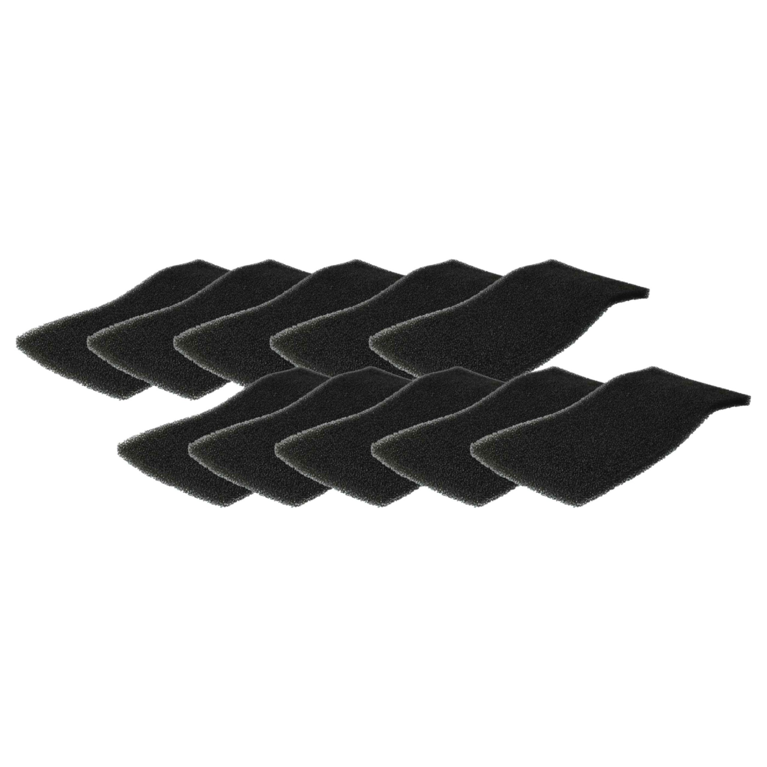 10x Filtro de Espuma Substituição para Bauknecht HX481010354757, HX481010354 Máquina de Secar Roupa vhbw