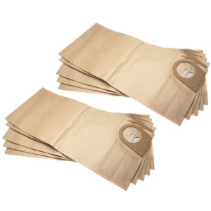 10x Sacos para Aspirador Bosch 1609201628 - Papel vhbw