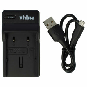 Carregador de Bateria USB-C + Cabo USB-C para Câmara Digital JVC GR-D239 - 0.5 A
