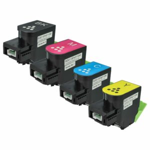 Pack 4x Toner vhbw Compatível Xerox 006R04364, 006R04367, 006R04366, 006R04365 - Multicolor