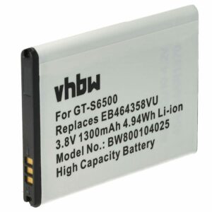 Bateria para Telemóvel Samsung EB464358VUBSTD, EB464358VU - 1300 mAh 3.7 V Li-Ion vhbw