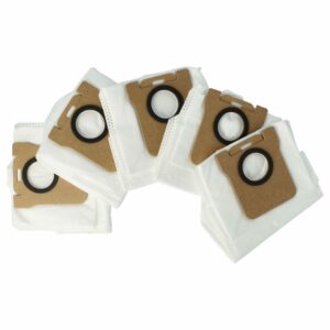 Conjunto de 5 Sacos de Poeira para Estação de Aspiração - Compatível com Dreame RDB3 e Robôs Aspiradores Dreame/Xiaomi/Mova