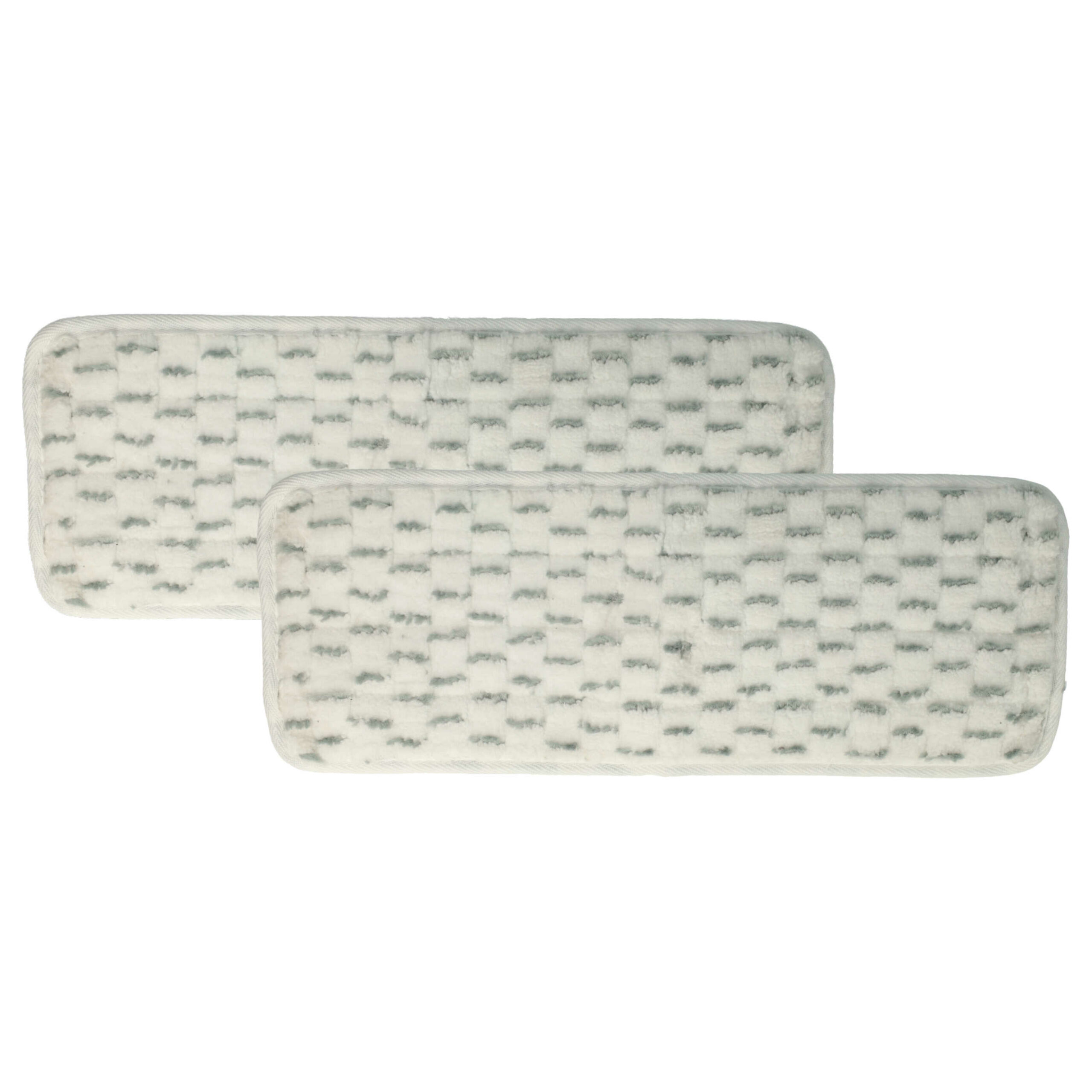 Jogo de Panos de Limpeza (2 peças) vhbw compatível com Vileda 158410 para Mop de Chão - Microfibra