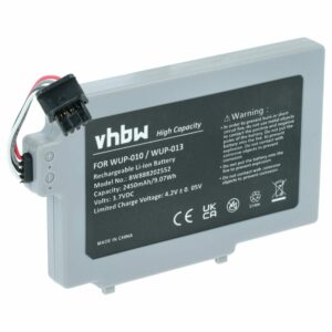 Bateria vhbw para Comando Nintendo WUP-013 - 2450 mAh 3.7 V Li-Ion